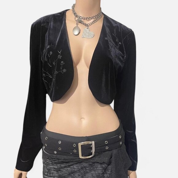 afterdark womens top blazer size 8 bolero - Picture 1 of 8